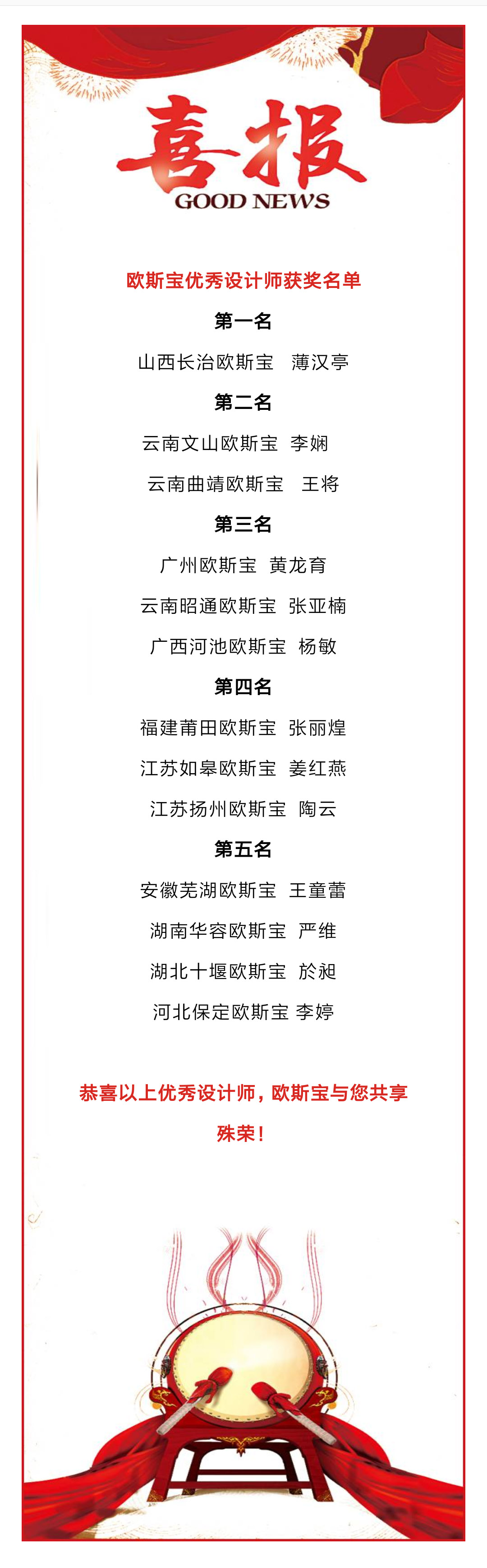 欧斯宝喜报内容详细
