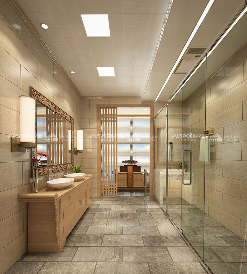 一帘幽梦在家居空间的使用搭配上，因其尊享奢侈金属色泽，恍若“屏风画展”的中式设计图案，使其运用偏向于新中式风格，搭配木色边线，点缀出彩的金属外形的旭幻灯系列，顷刻间就能很好的打造一个尊享品质的中式高档家居吊顶